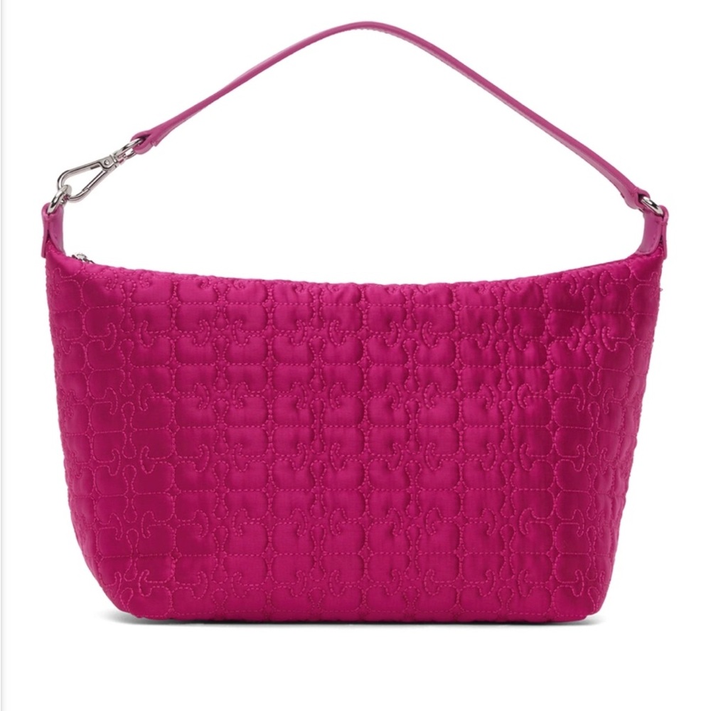 GANNI Pink Medium Butterfly Pouch